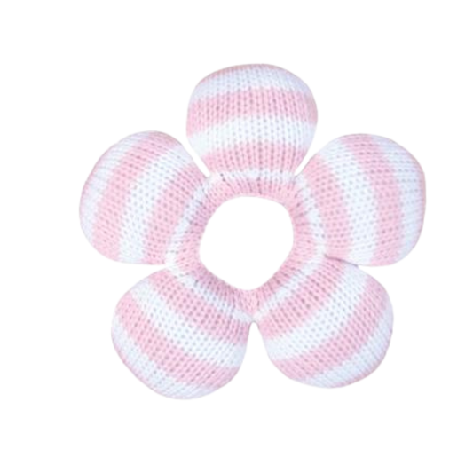 Star Hand-Knit Rattle - Pink