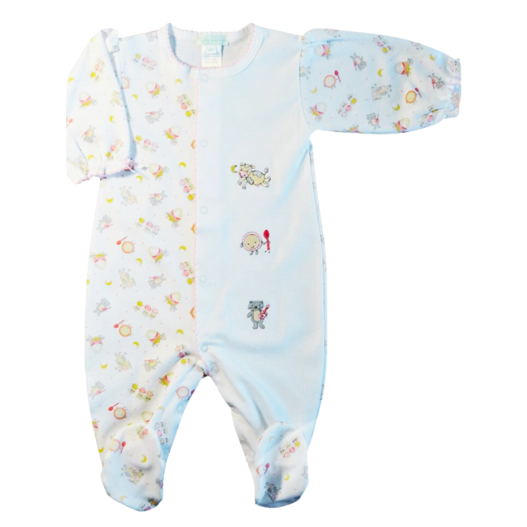 Nursery Rhymes Pima Cotton Footie