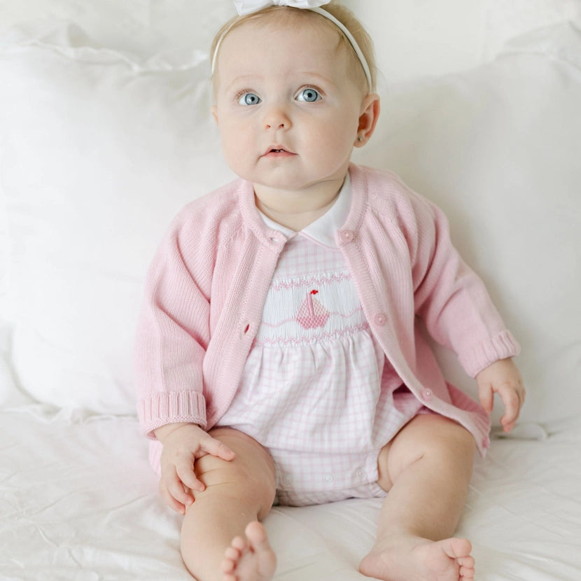 Ahoy Smocked Collared Bubble