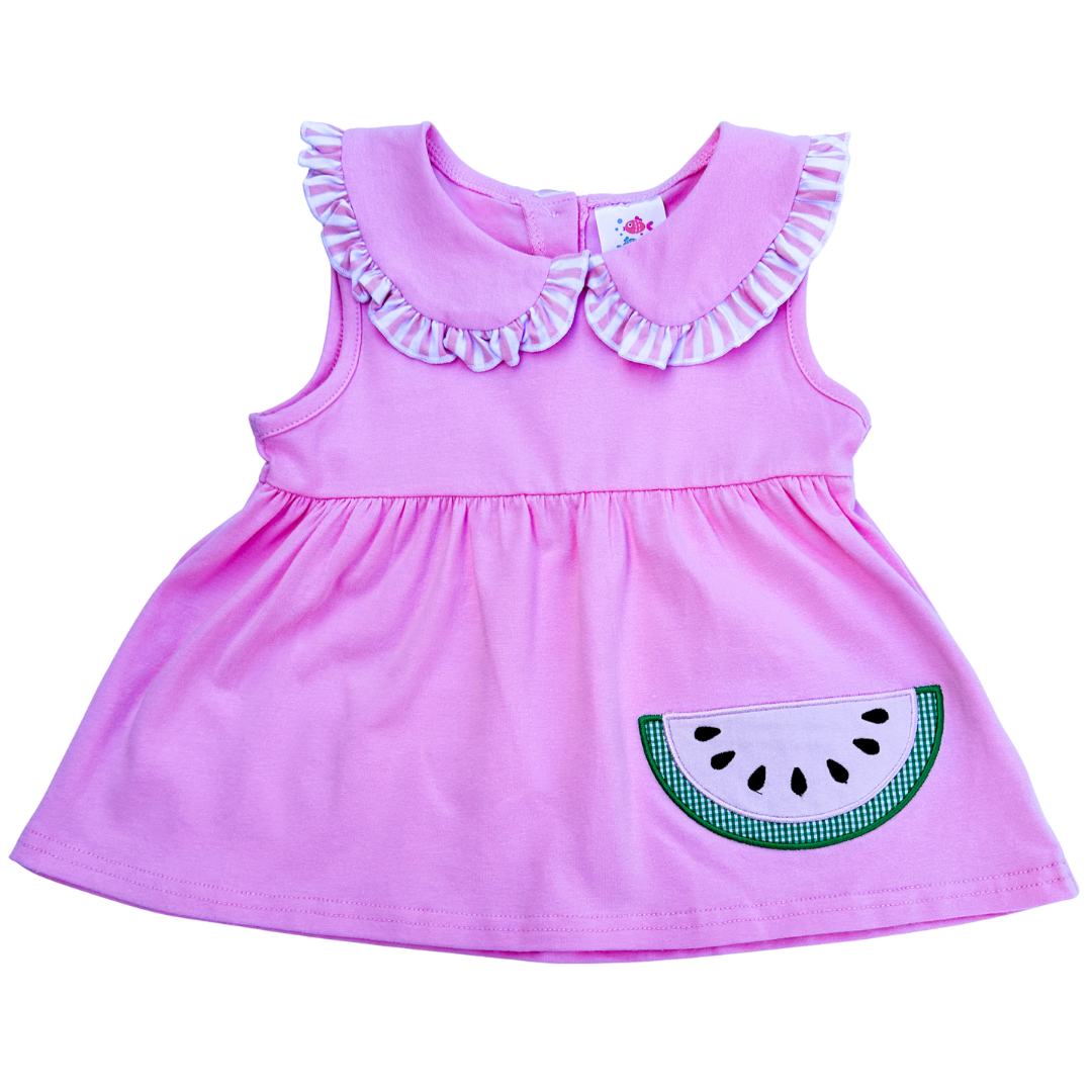 Watermelon Patch Applique Short Set