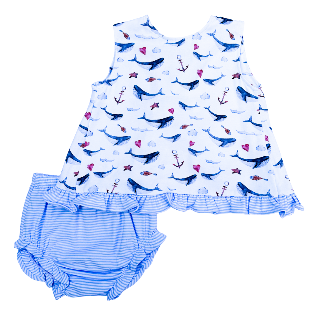 Ocean Blue Diaper Set