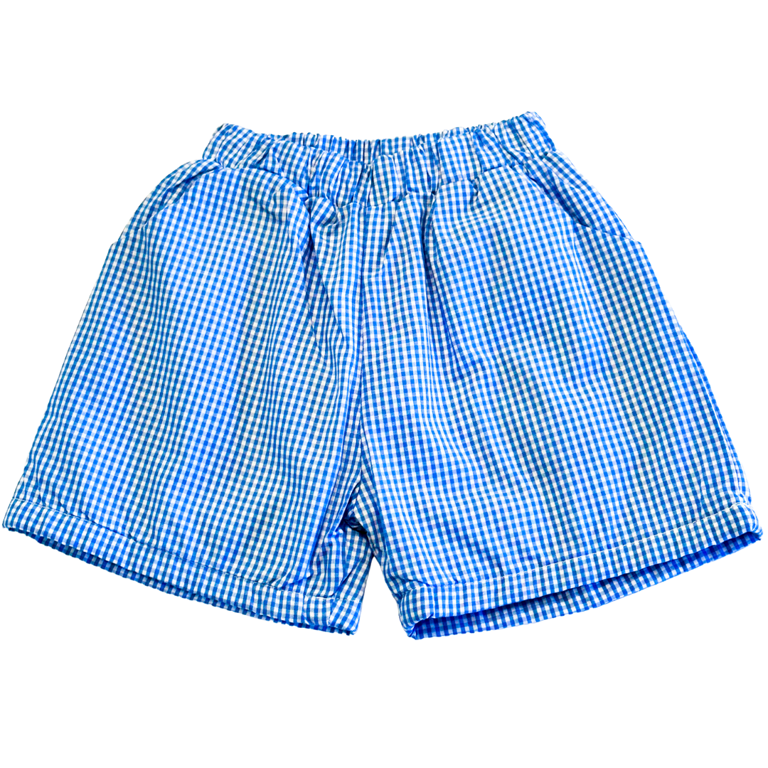 Pups and Pails Applique Short Set