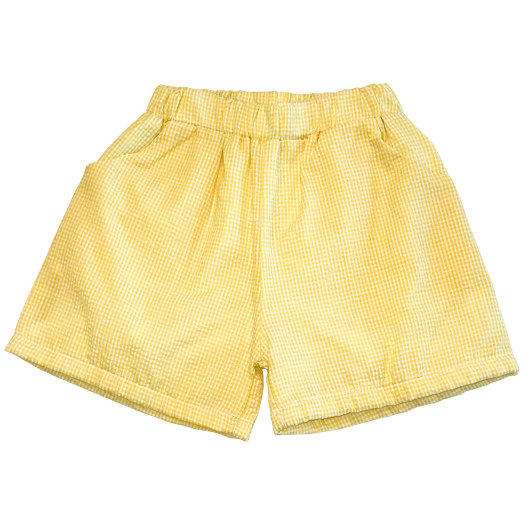 Sandcastles and Sunshine Applique Short Set