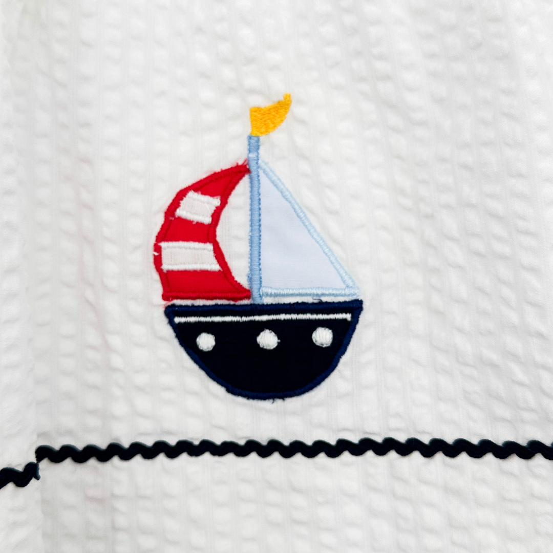 Sailboat Top & Bloomer Set