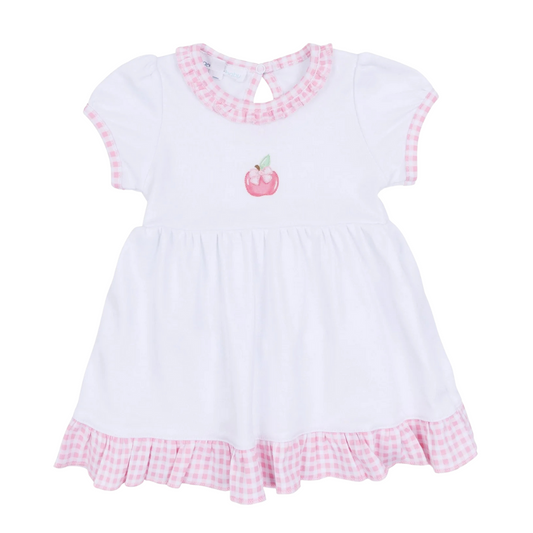 Apple of My Eye Pink Embroidered Dress