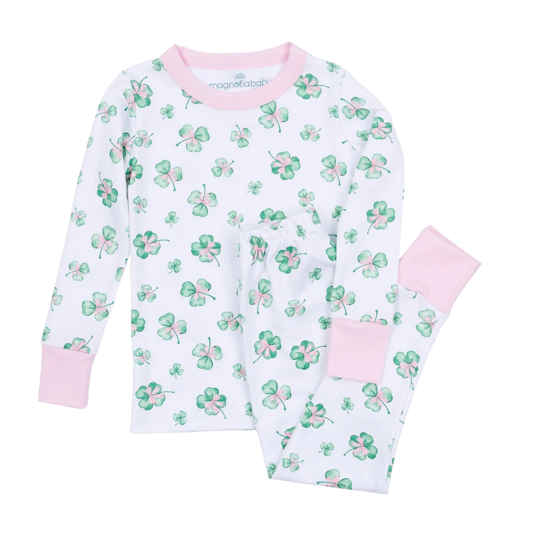 Lucky Little Ones Long Pajamas - Pink