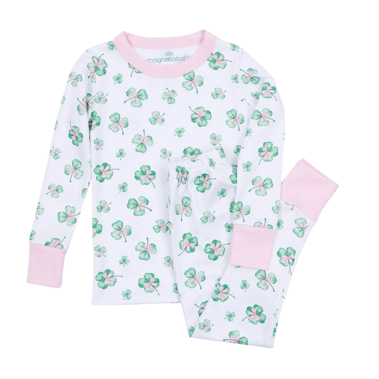 Lucky Little Ones Long Pajamas - Pink