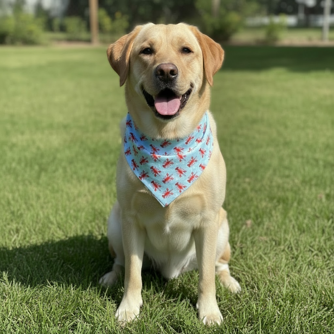 Coming Up Lobsters Dog Bandana