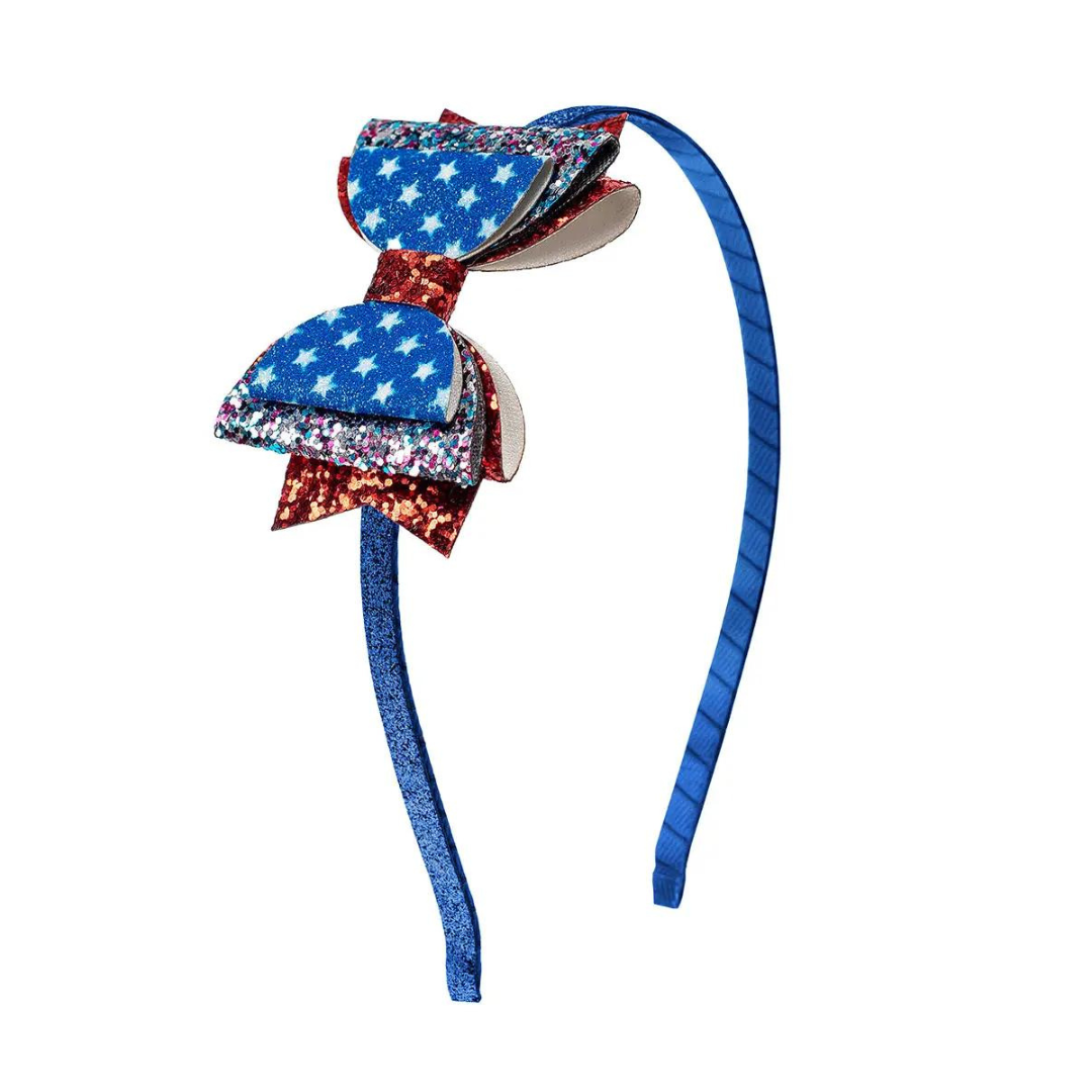 Flag Bow Headband