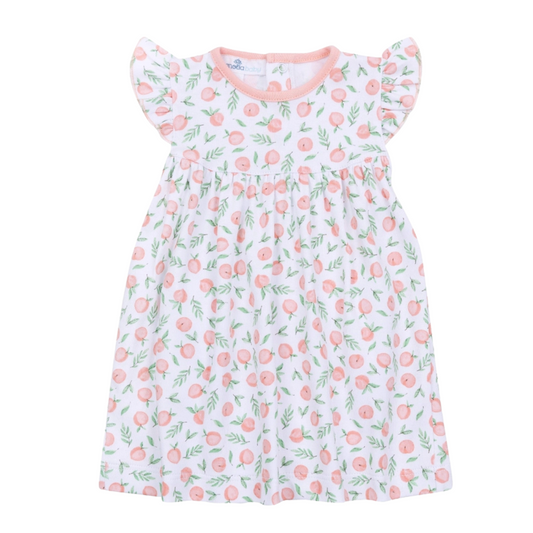 Summer Peaches Flutters Dress