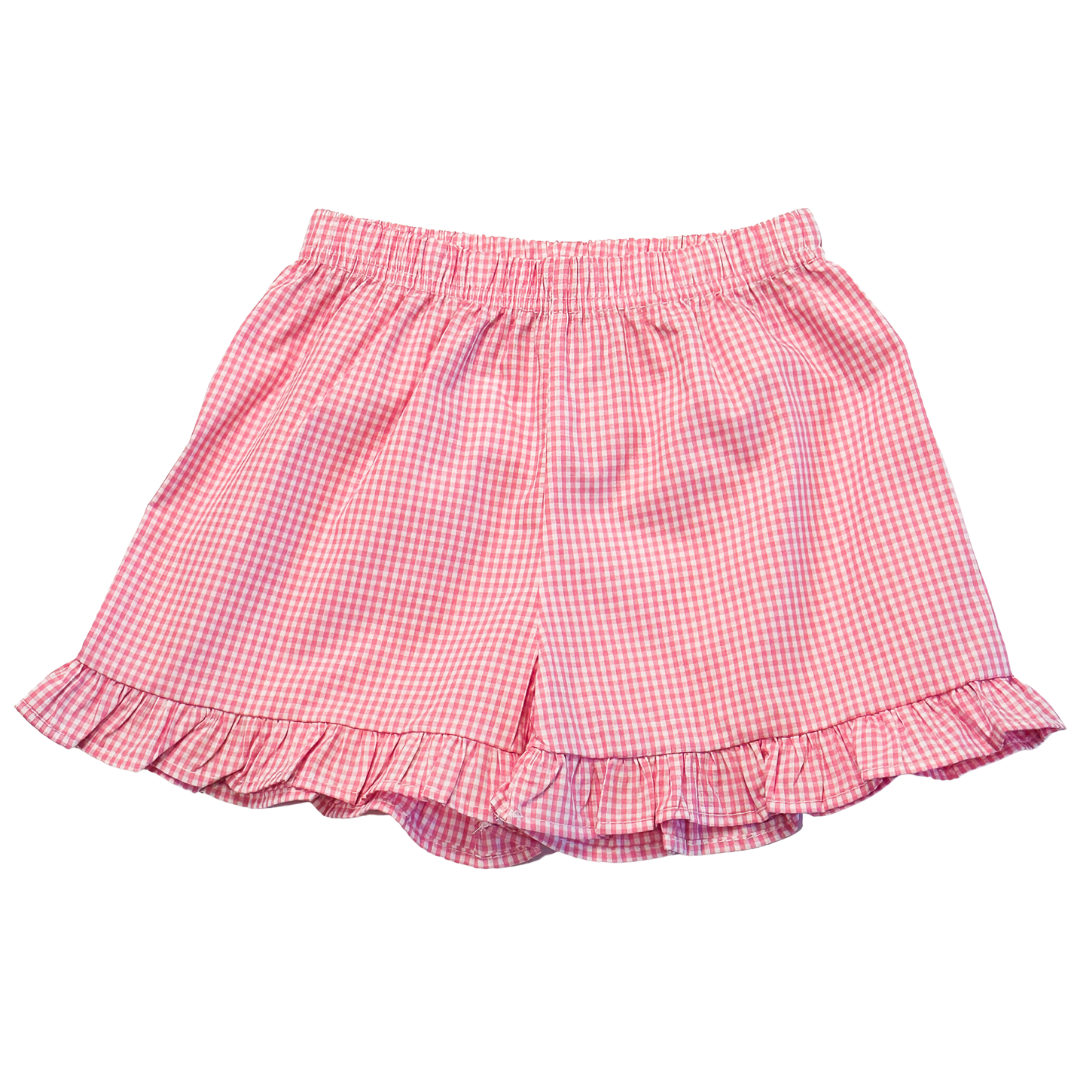 Blue Sky Breeze Applique Ruffle Short Set