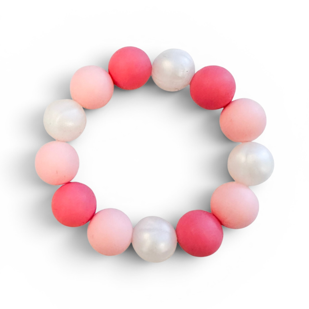 Beaded Bracelet - Shades of Light Pink