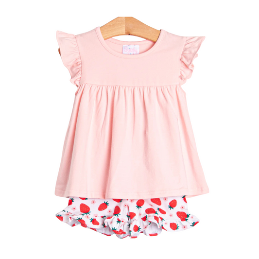 Strawberry Dreams Short Set