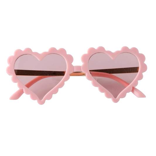 Pink Heart Sunglasses
