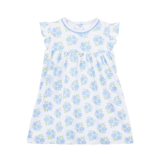 Dreamy Hydrangeas Print Dress