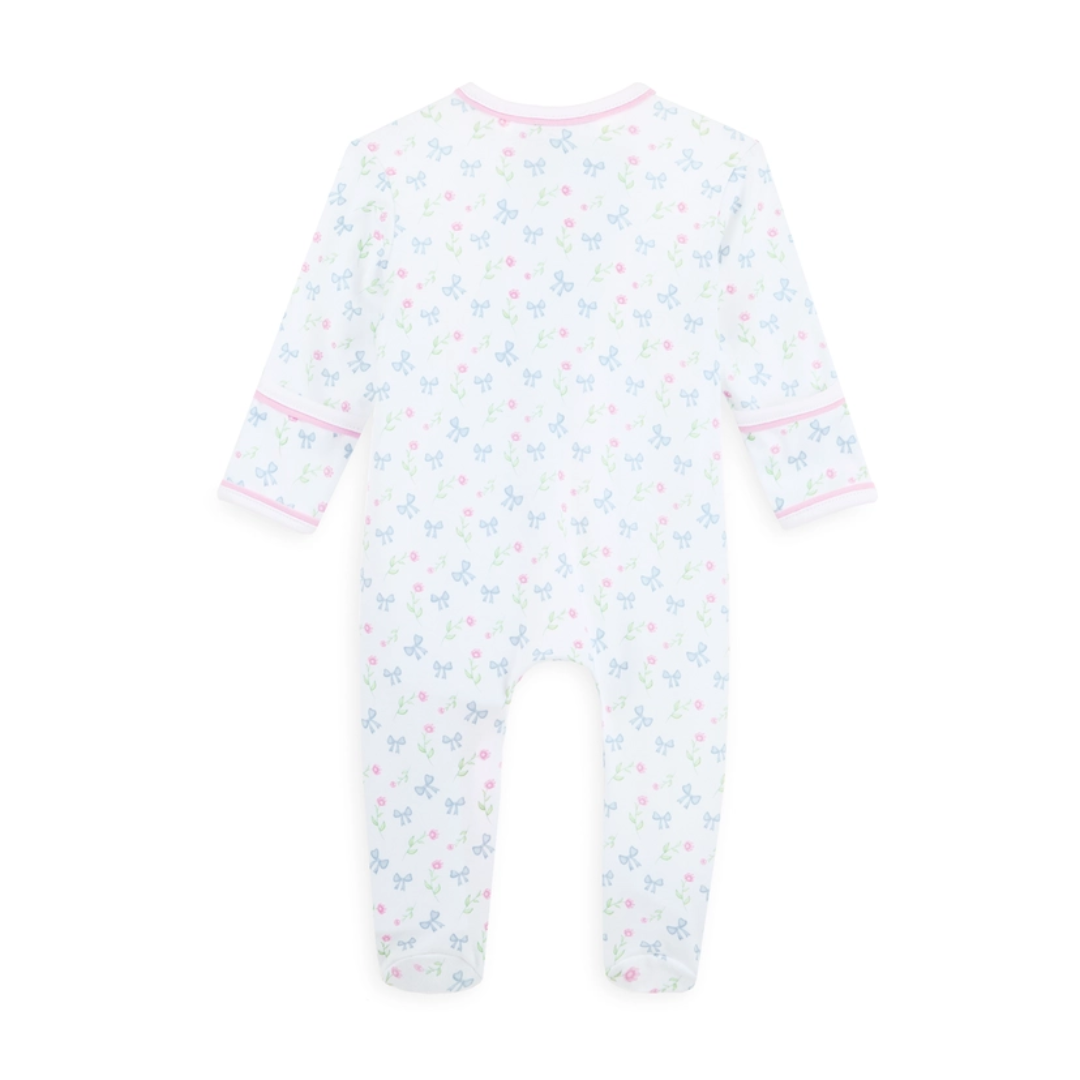 Evelyn's Classics Print Zip Footie