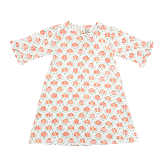 Pumpkins Pima Cotton Knit A Line Dress