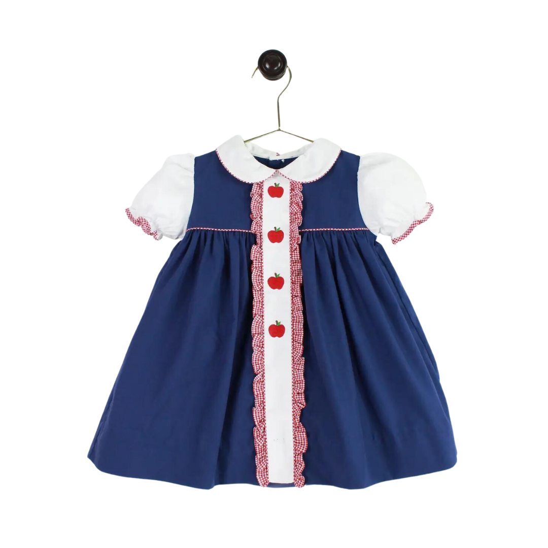 Apple Embroidered Dress