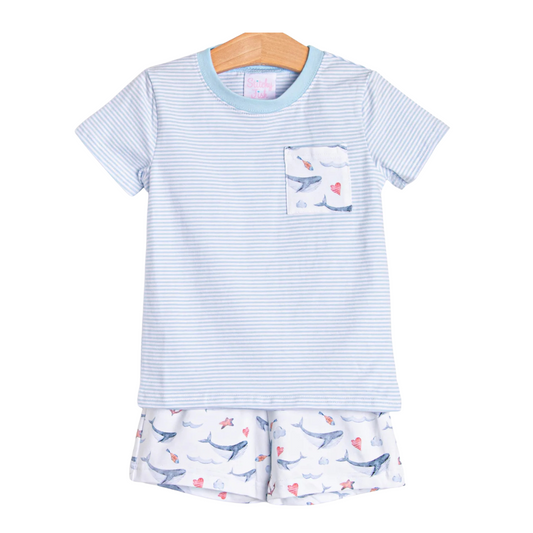 Ocean Blue Short Set