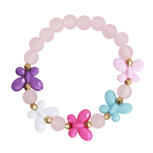 Pink Butterfly Bracelet