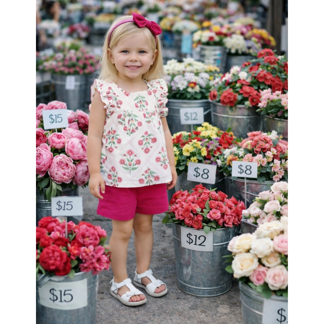 Madison Floral Short Set