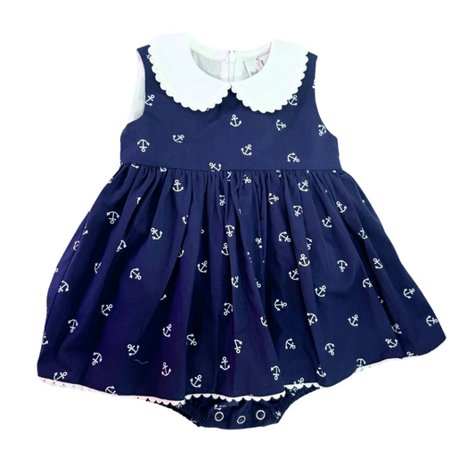 Anchors Away Baby Girl Dress
