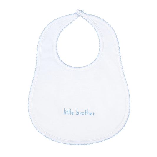 Little Brother Embroidered Bib