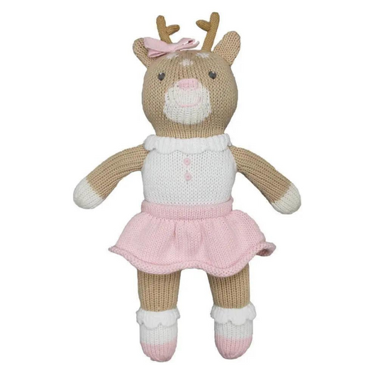 Fawn the Baby Deer Knit Doll
