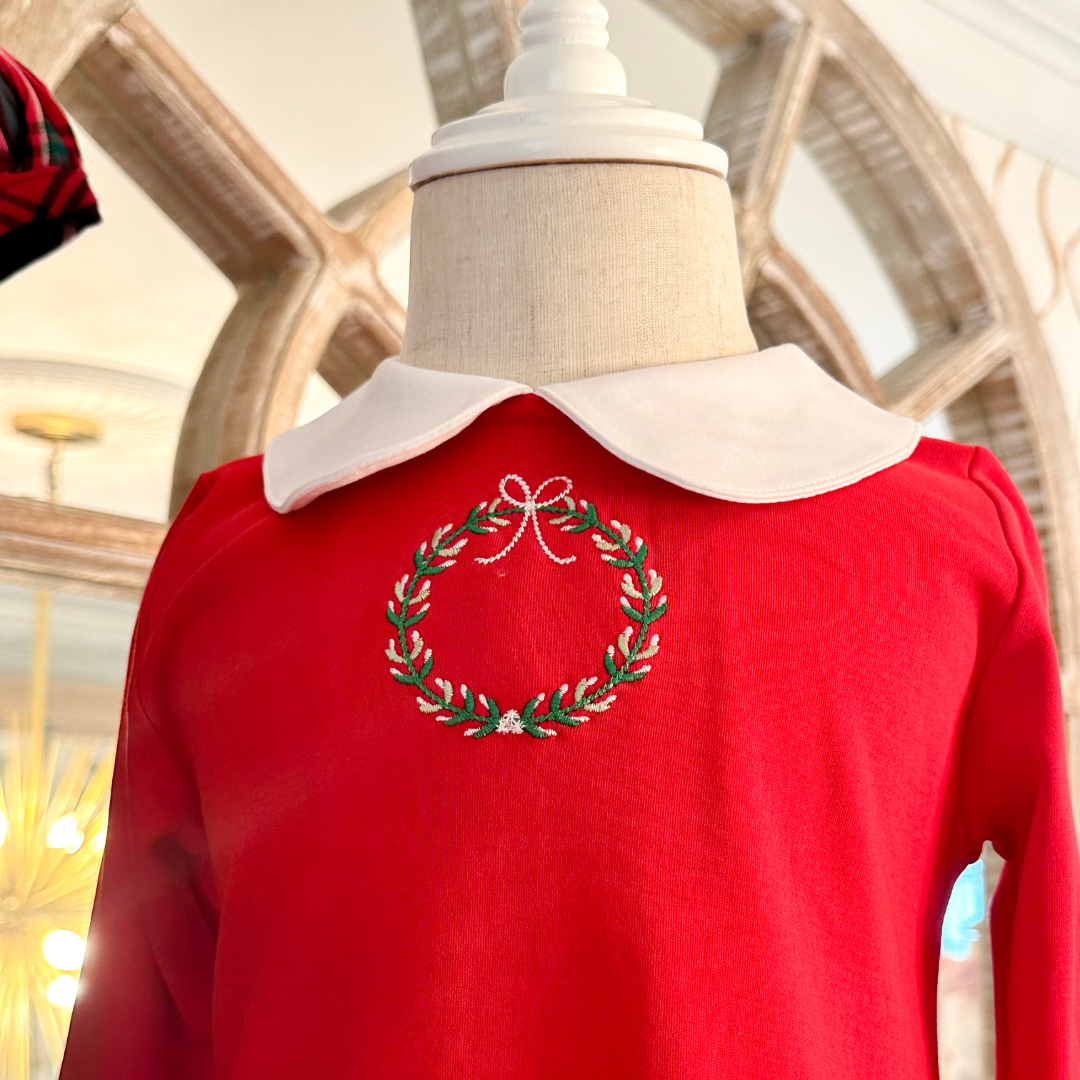 Holiday Wreath Dress