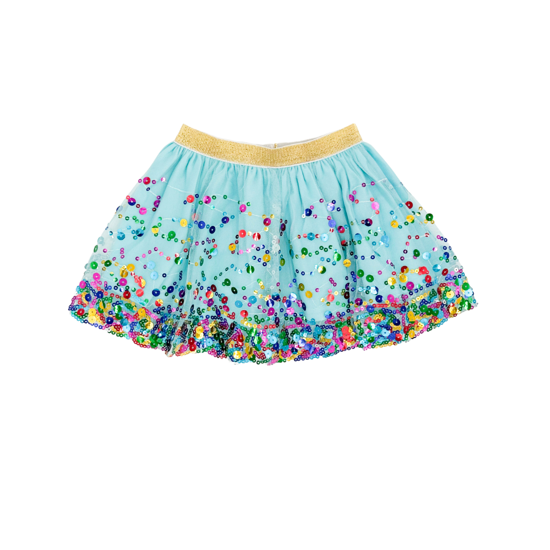 Aqua Confetti Tutu
