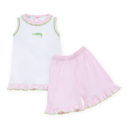 Bayou Ruffle Short Set