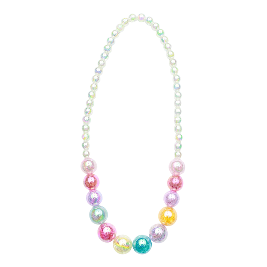 White Watercolor Necklace