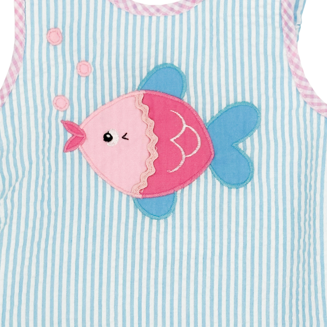 Swimsuit with Fish Applique