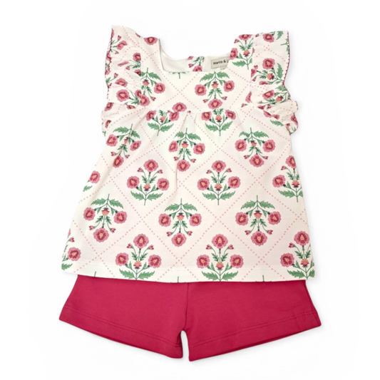 Madison Floral Short Set
