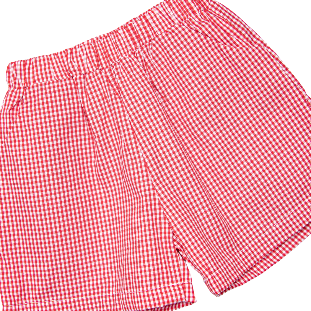 Blue Sky Breeze Applique Short Set
