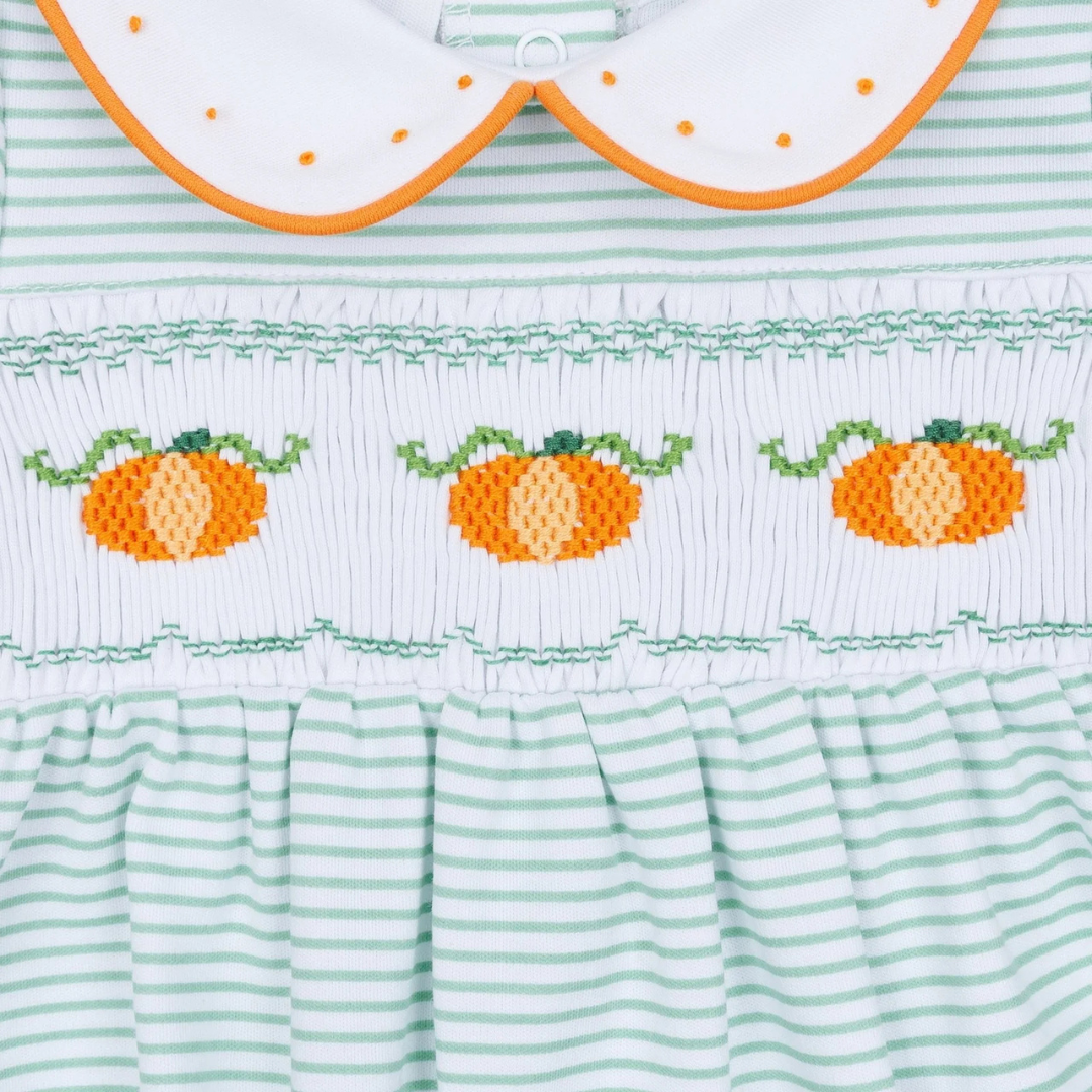 Lil' Pumpkin Classics Smocked Long Sleeve Dress