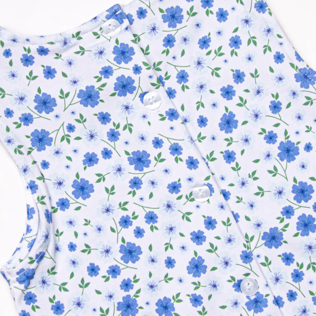 Pale Blooms Diaper Set