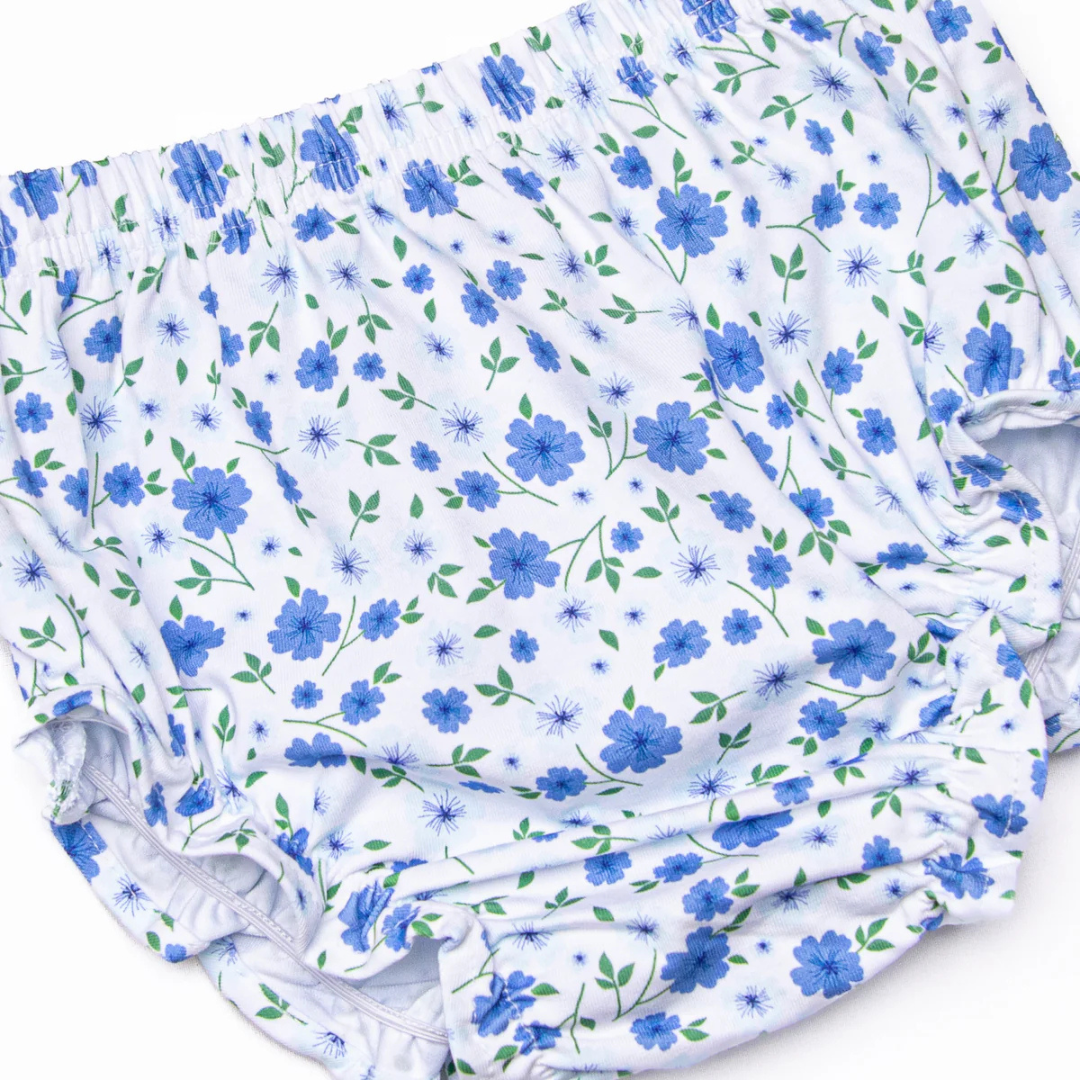 Pale Blooms Diaper Set