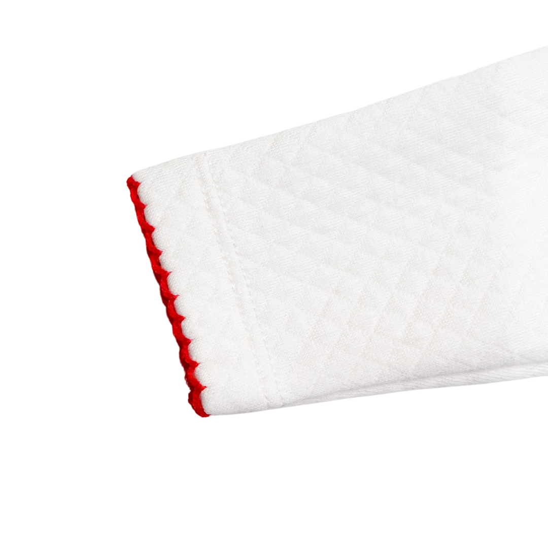 White Quilted Smocked Layette