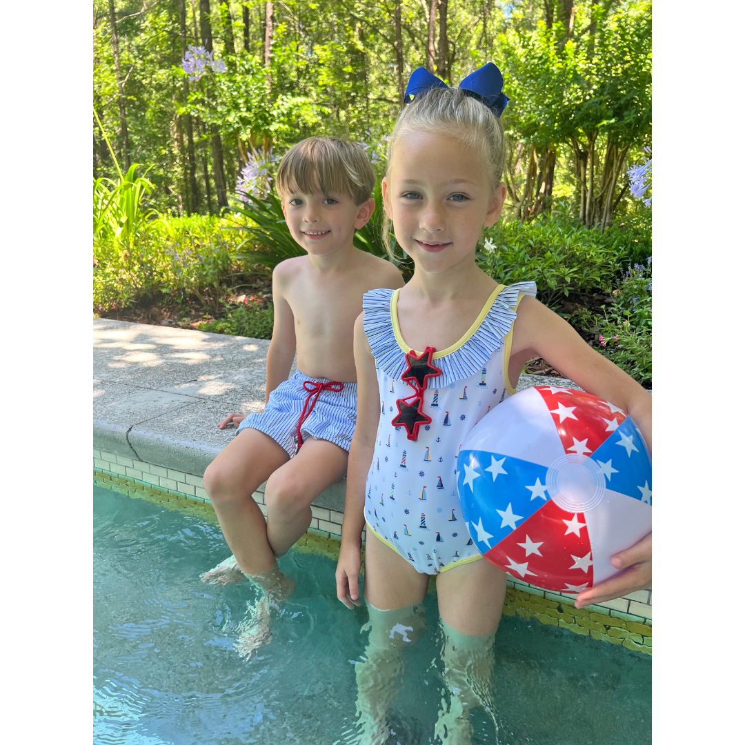 Sarah Swimsuit - Nautical