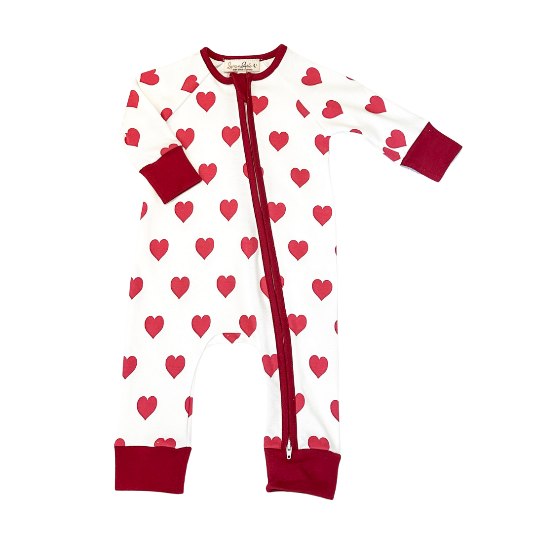 My Heart Zipper Playsuit