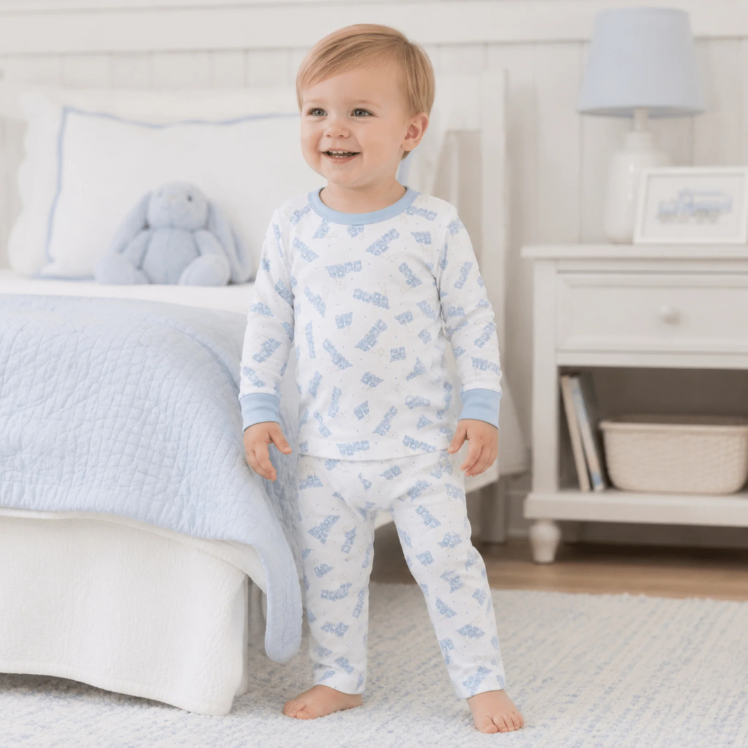Choo Choo Train Long Pajamas