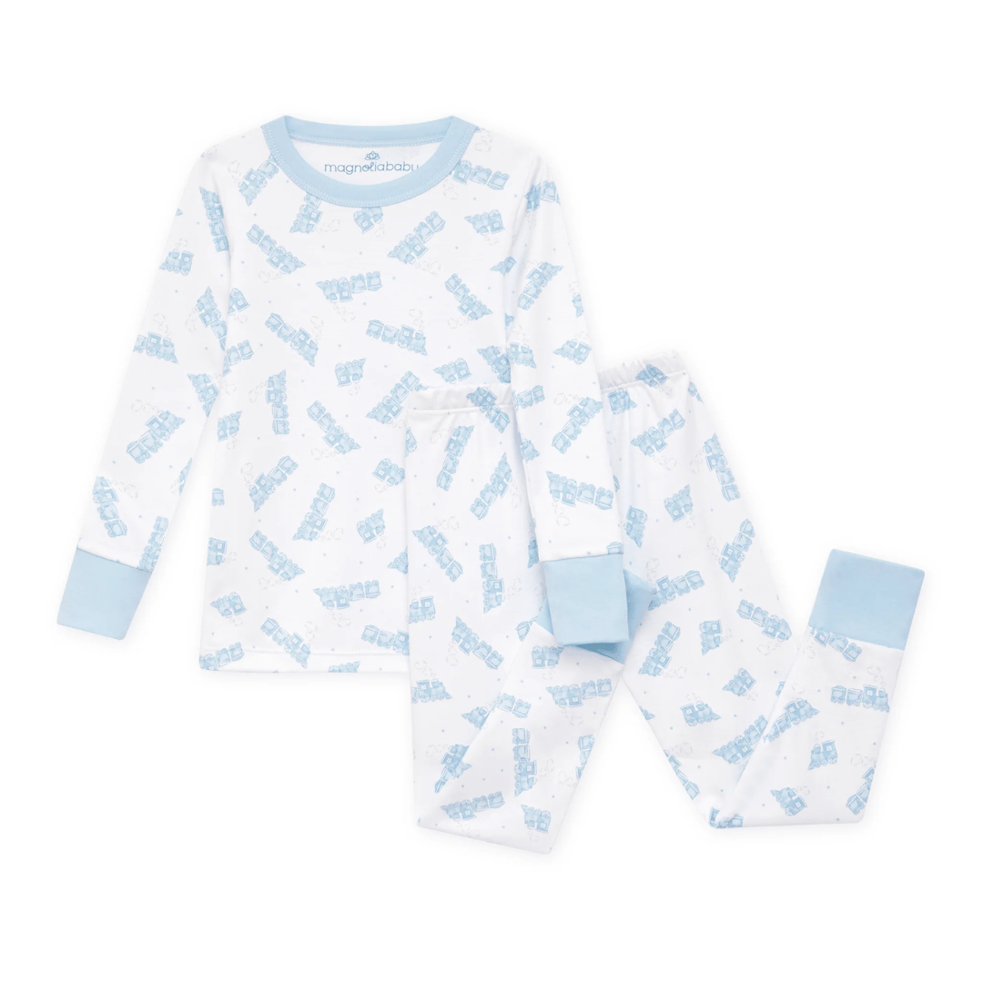 Choo Choo Train Long Pajamas