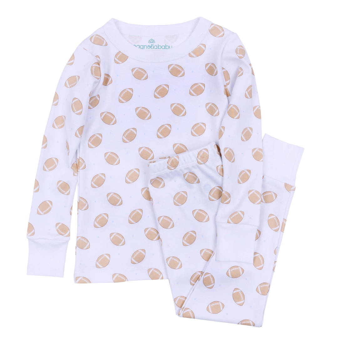 Touchdown Cutie Light Blue Long Pajamas