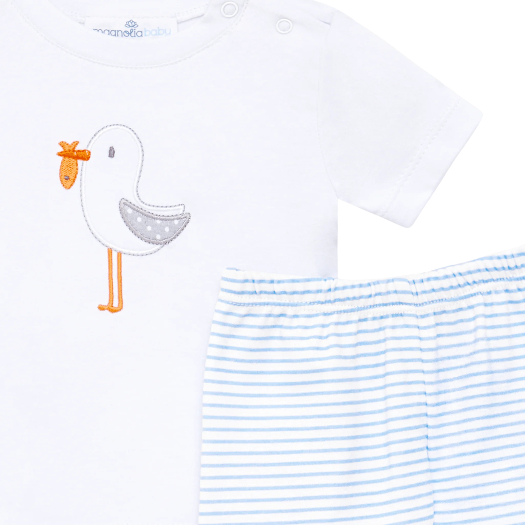 Seabird Shores Applique Short Set