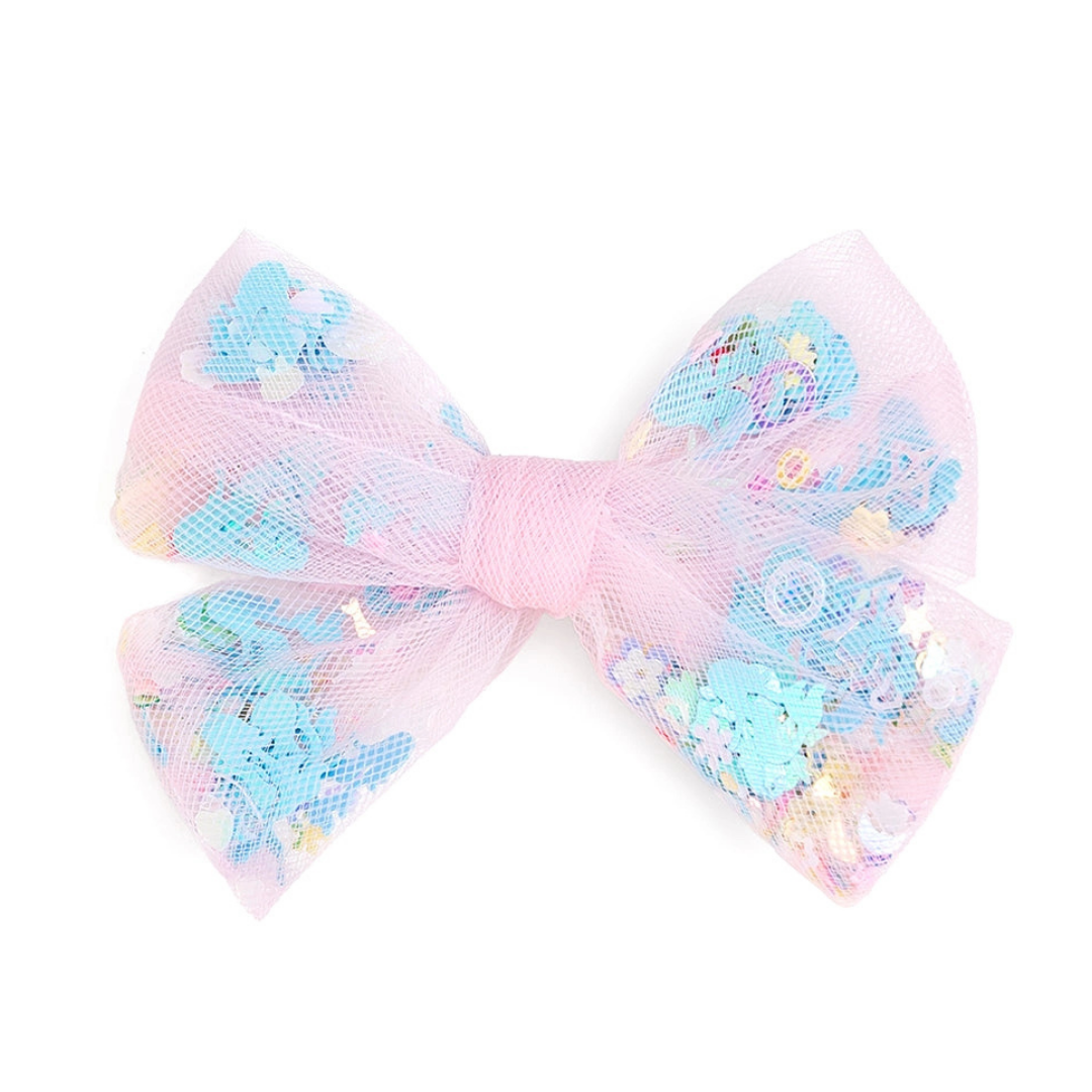 Mermaid Sequin Bow Clip