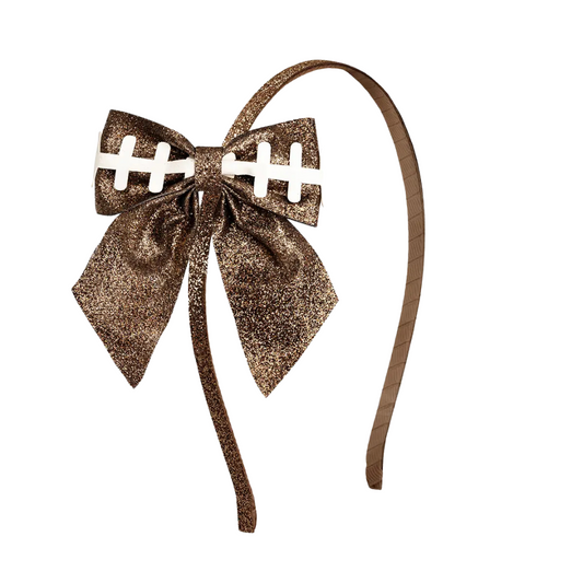 Football Bow Headband