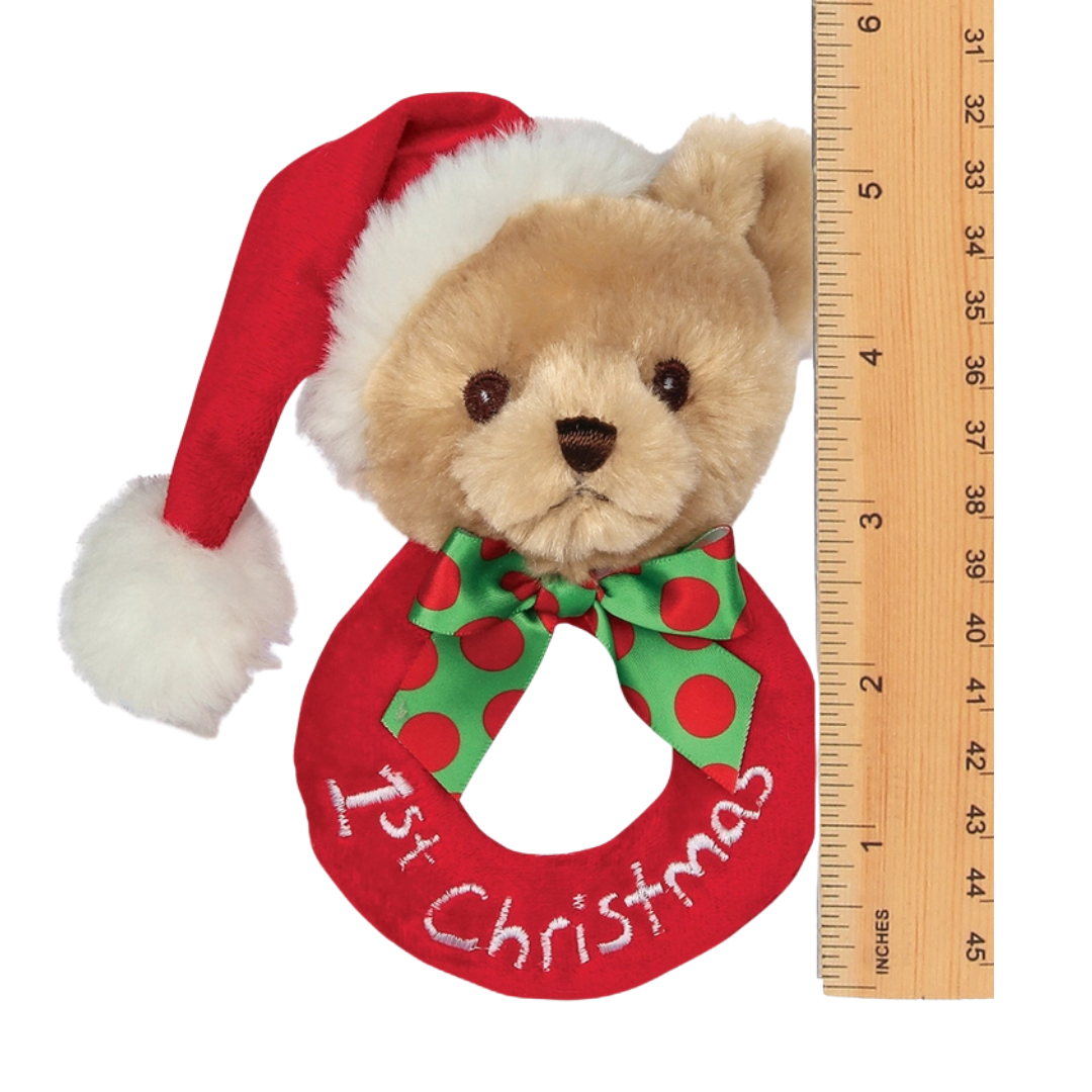 Baby's First Christmas Ring Rattle