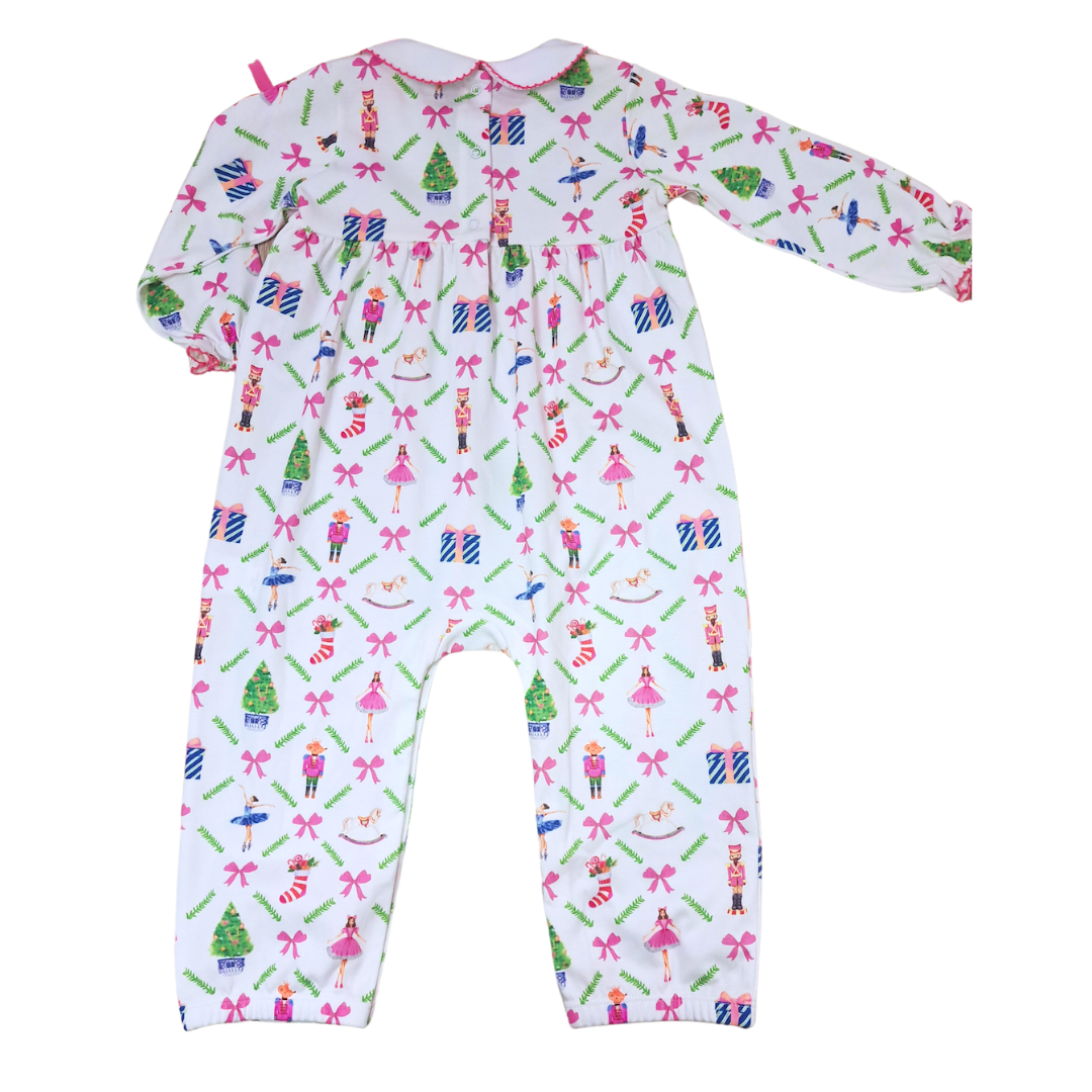 Pink Nutcracker Romper