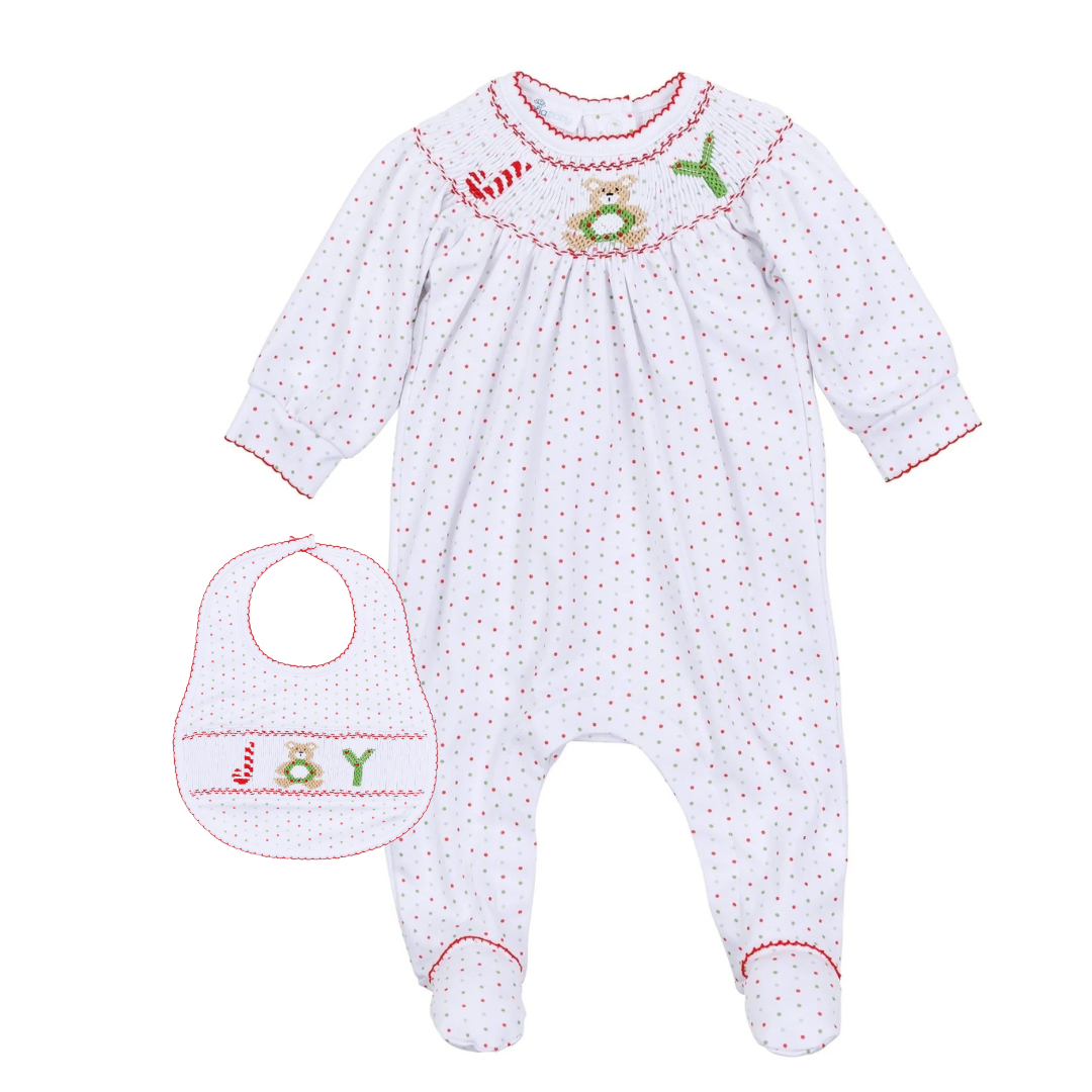 Christmas Joy Classics Bishop Footie